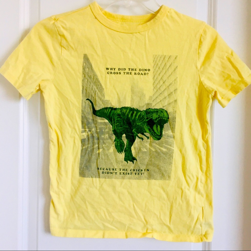 GAP KIDS yellow green short sleeve Tshirt size medium
